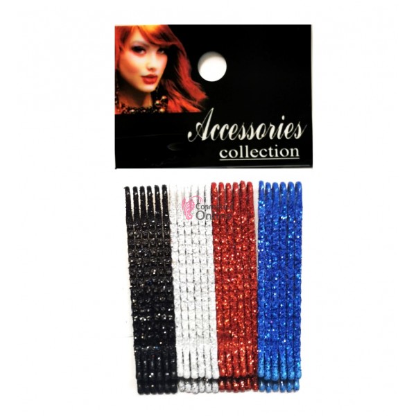 Agrafe pentru par AF015 set 24 bucati de 4,5 cm
